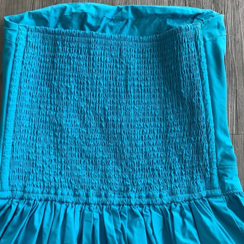 Blue strapless Hollister mini dress - Picture 5 of 5